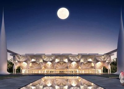 مسجد نور دبی؛ بازی با هندسه و نور